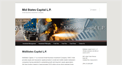 Desktop Screenshot of midstatescap.com
